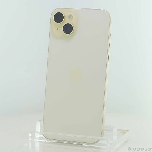ソフマップ 〔中古品〕 iPhone15 Plus 128GB イエロー MU0A3J／A SIMフリー【258】