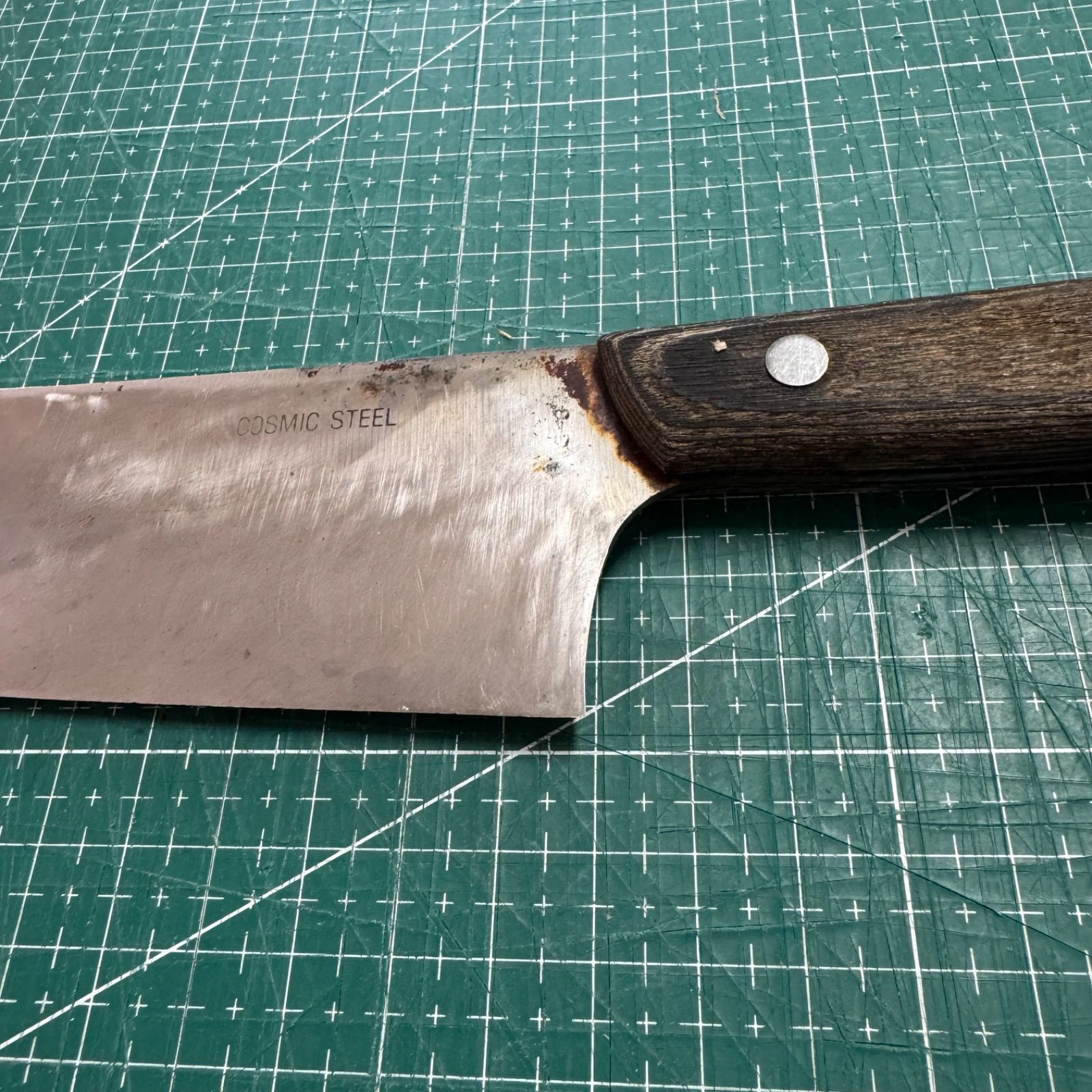 木屋☆コスミック團十郎☆三徳包丁☆170mm☆コスミック鋼☆最高峰粉末