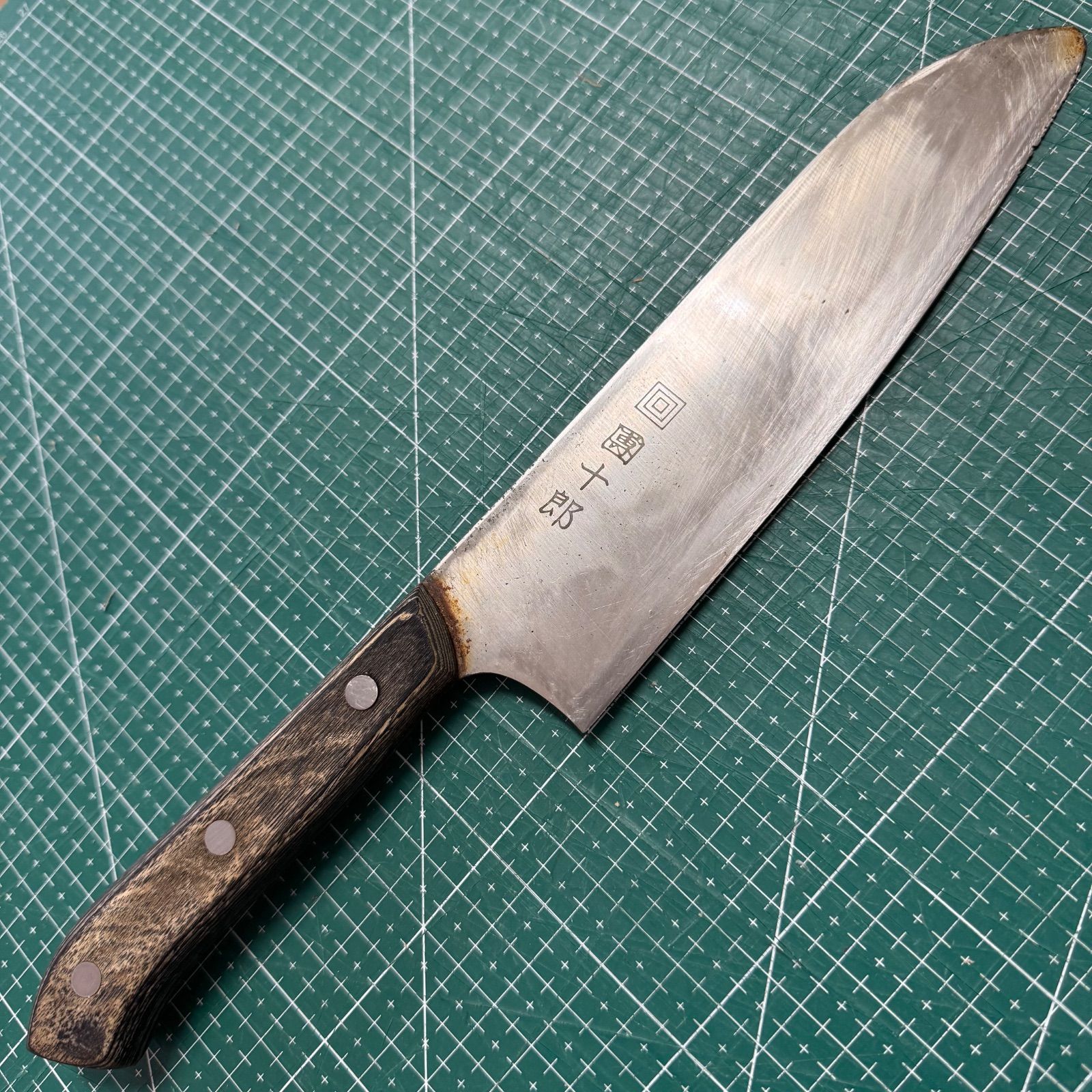 木屋☆コスミック團十郎☆三徳包丁☆170mm☆コスミック鋼☆最高峰粉末