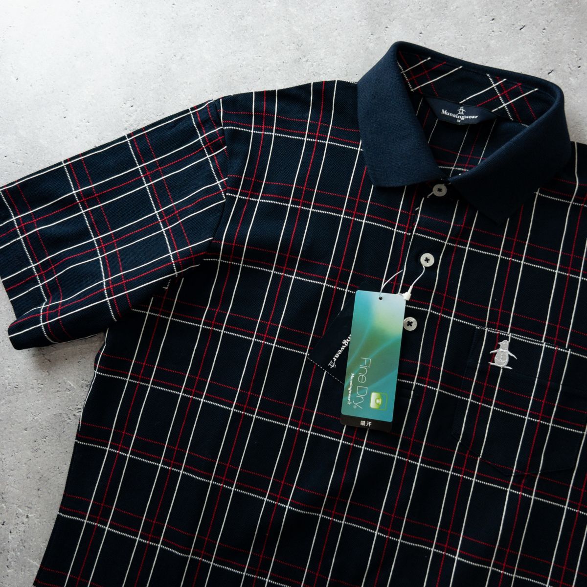 新品 タグ付き Munsingwear マンシングウェア 半袖 ポロシャツ ゴルフ 