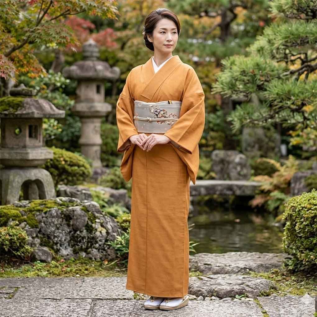紬 身丈155cm 裄63cm 前幅22cm 後幅28cm 袖丈47cm 袖幅32.5cm