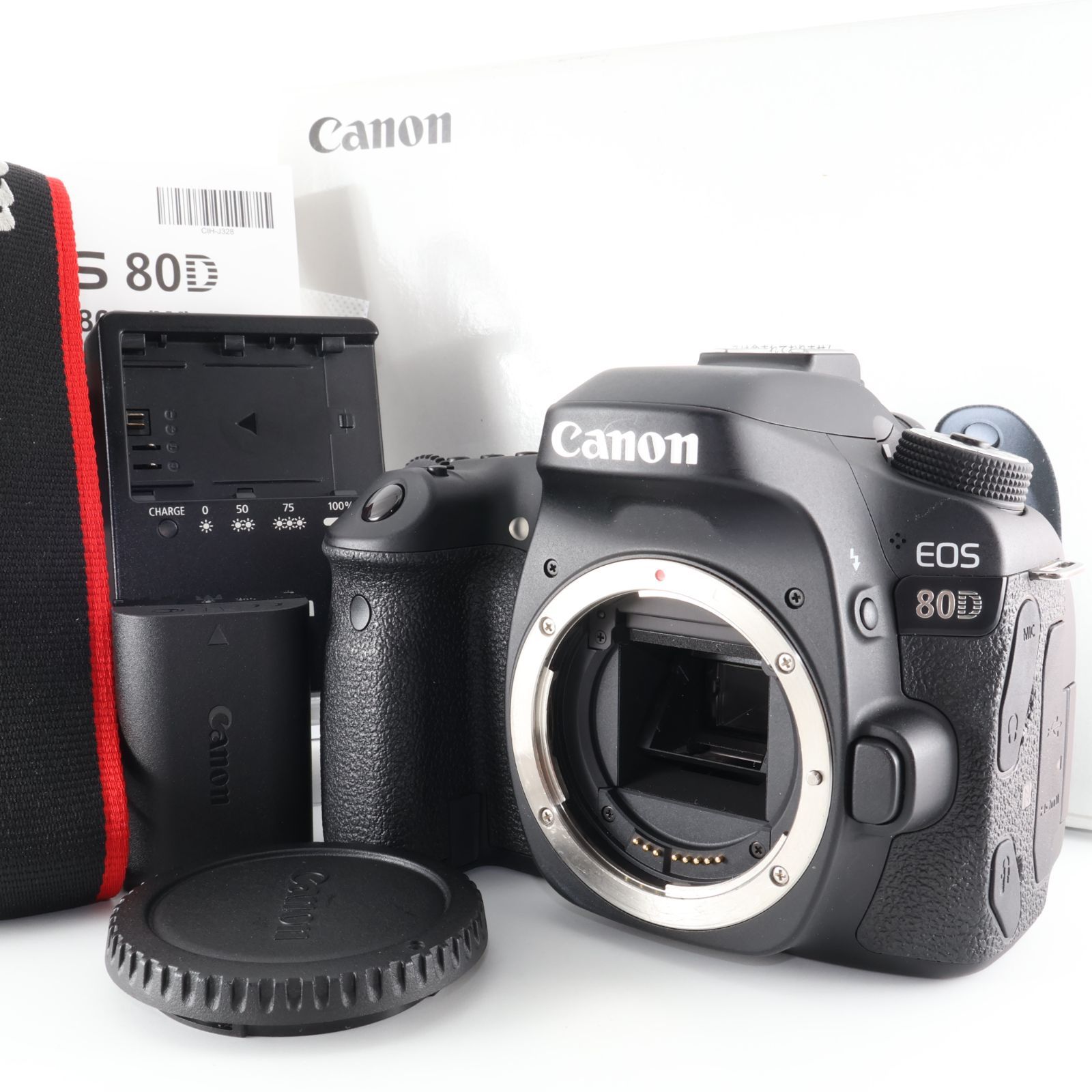【極美品】《 ショット数7036回》canon キヤノン EOS 80D ボディ 一眼レフカメラ