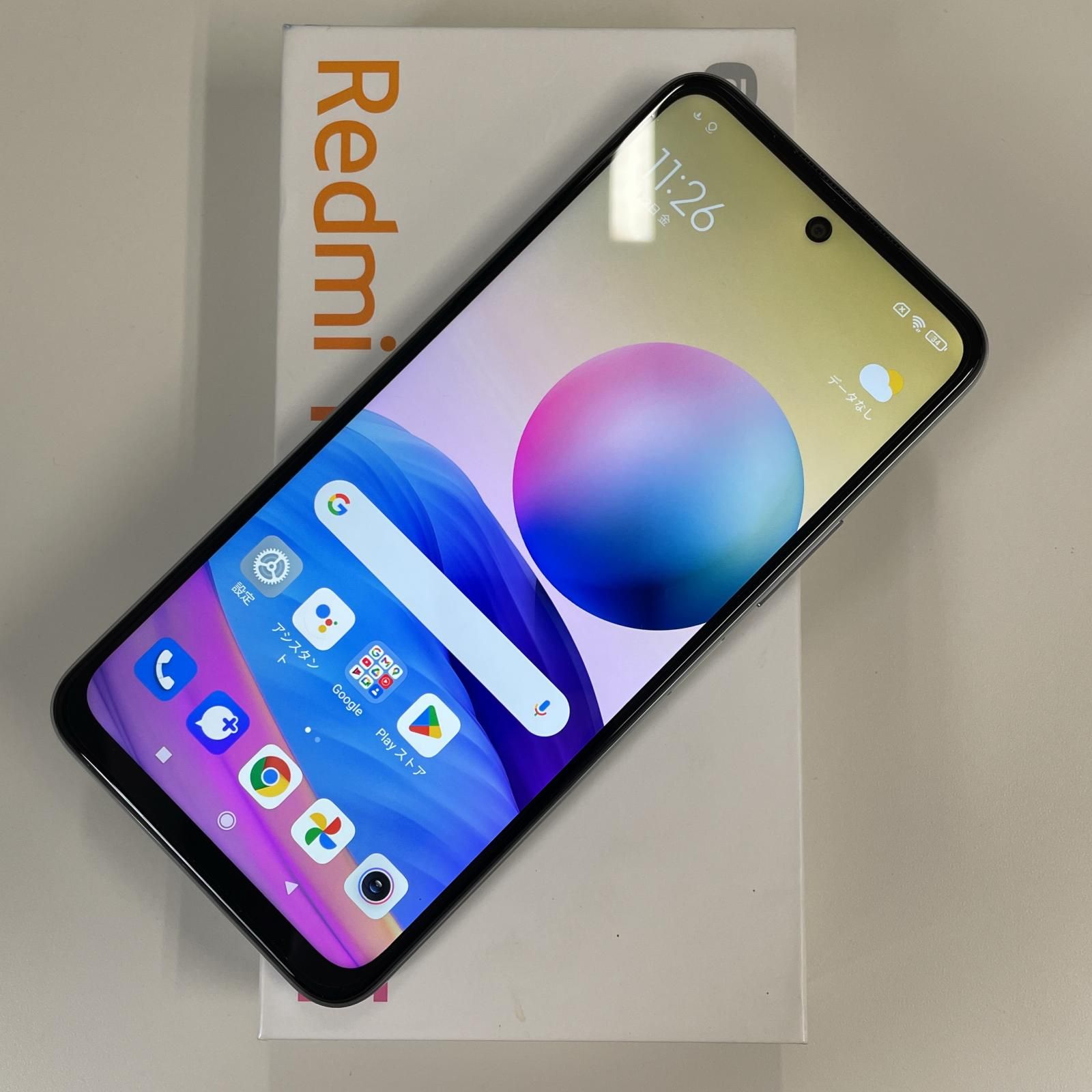 Redmi Note 10 JE XIG02 クロームシルバー 中古 au - メルカリ