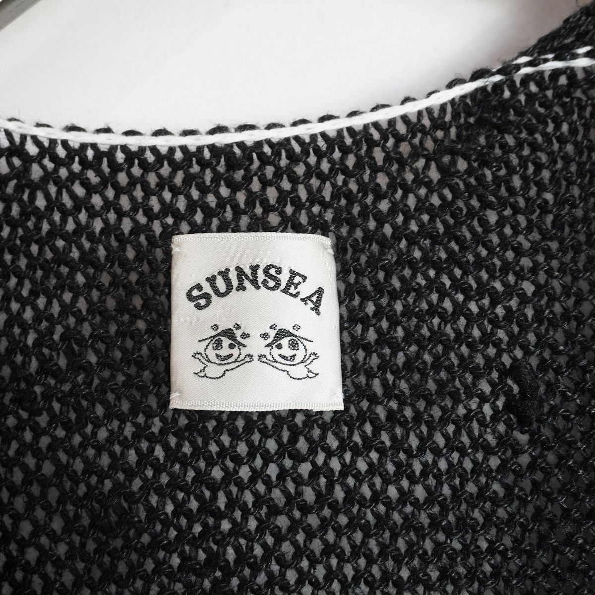 希少 SUNSEA サンシー LINEN VEST リネン プルオーバー ニット ベスト 