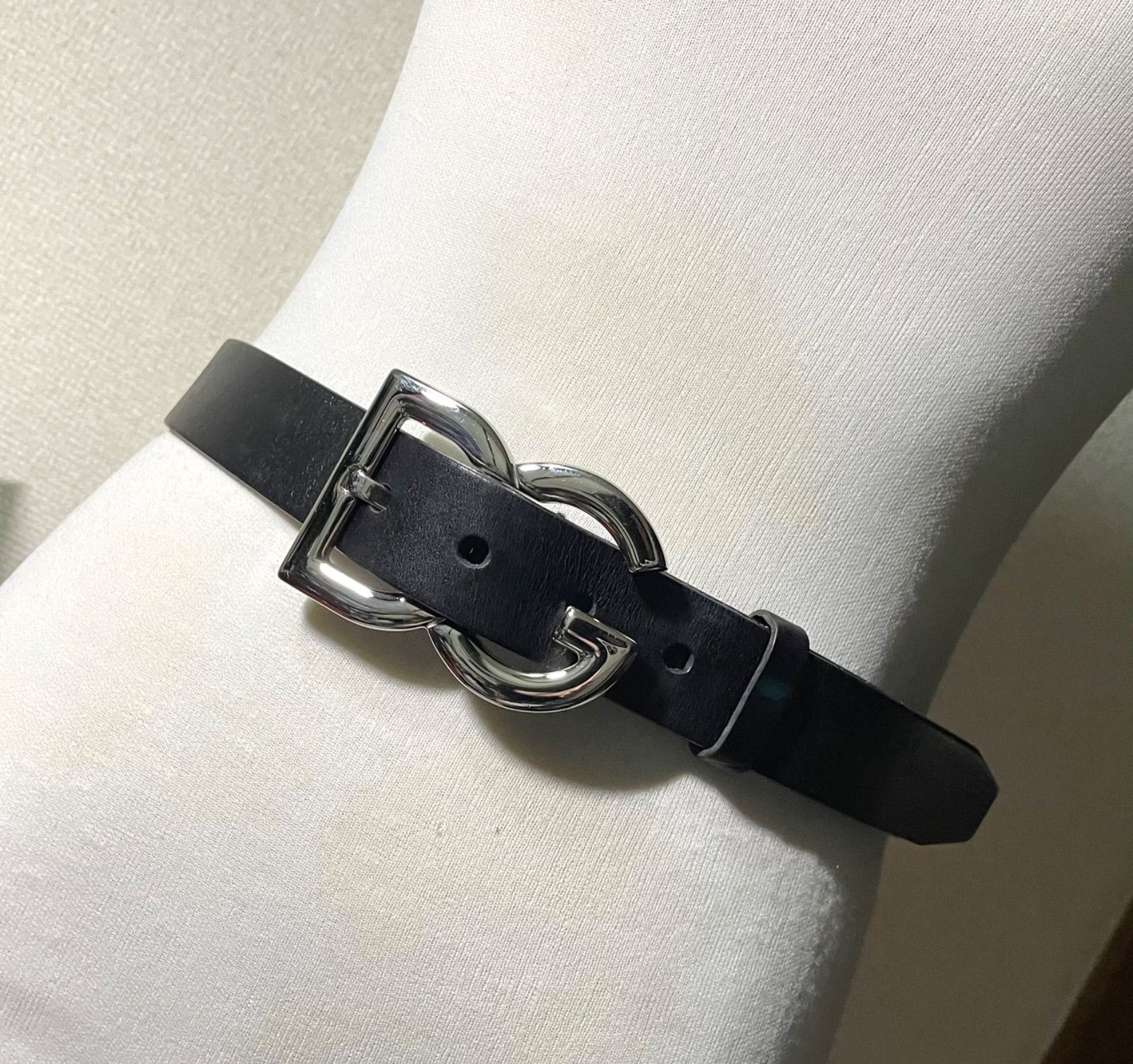 希少 DOLCE&GABBANA ドルチェ&ガッバーナ DGロゴ シルバーバックル