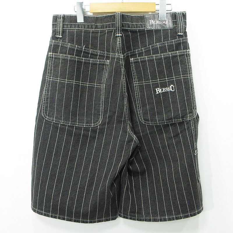 三重本店】 中古 BLESS U | ブレスユー BU STRIPE DENIM SHORTS