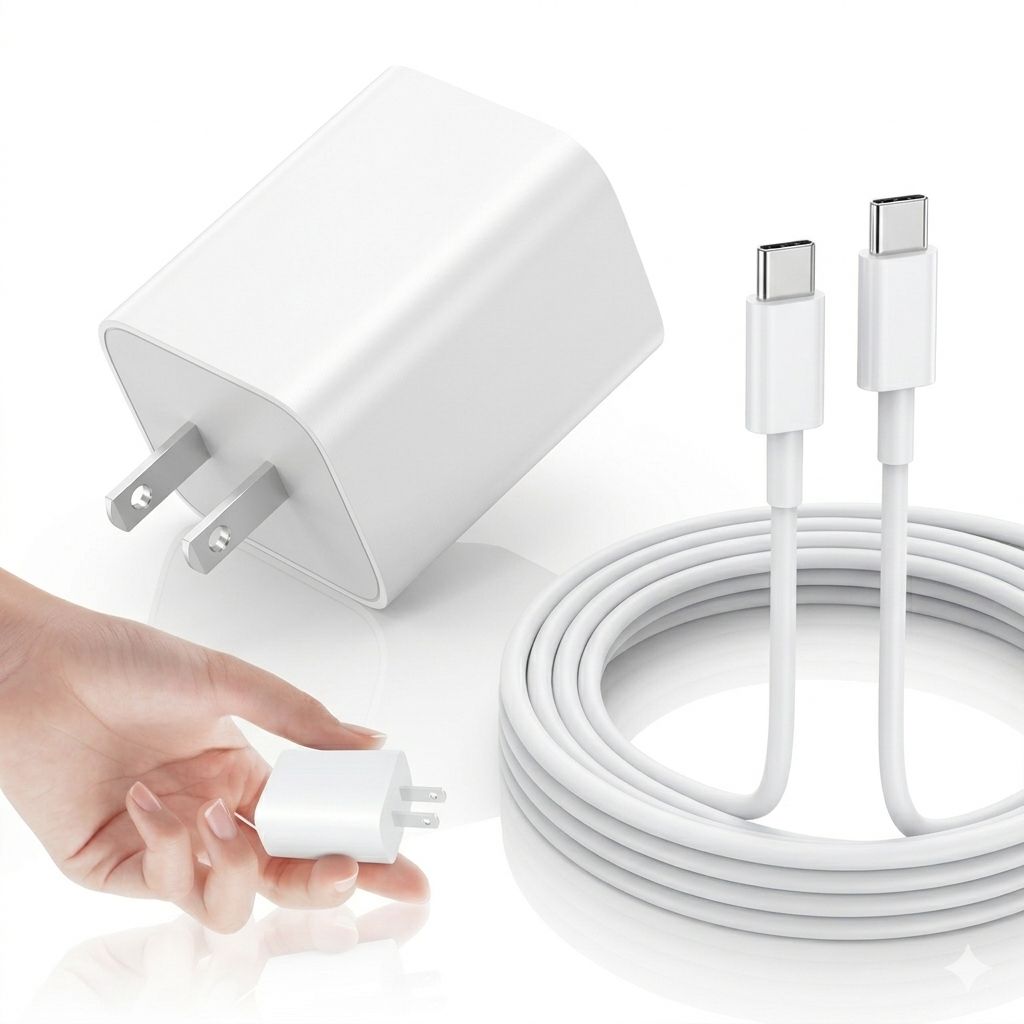 iPhone 15 16 急速充電器 USB-Cコネクタ 20W + USB Type-C ケーブル 2M