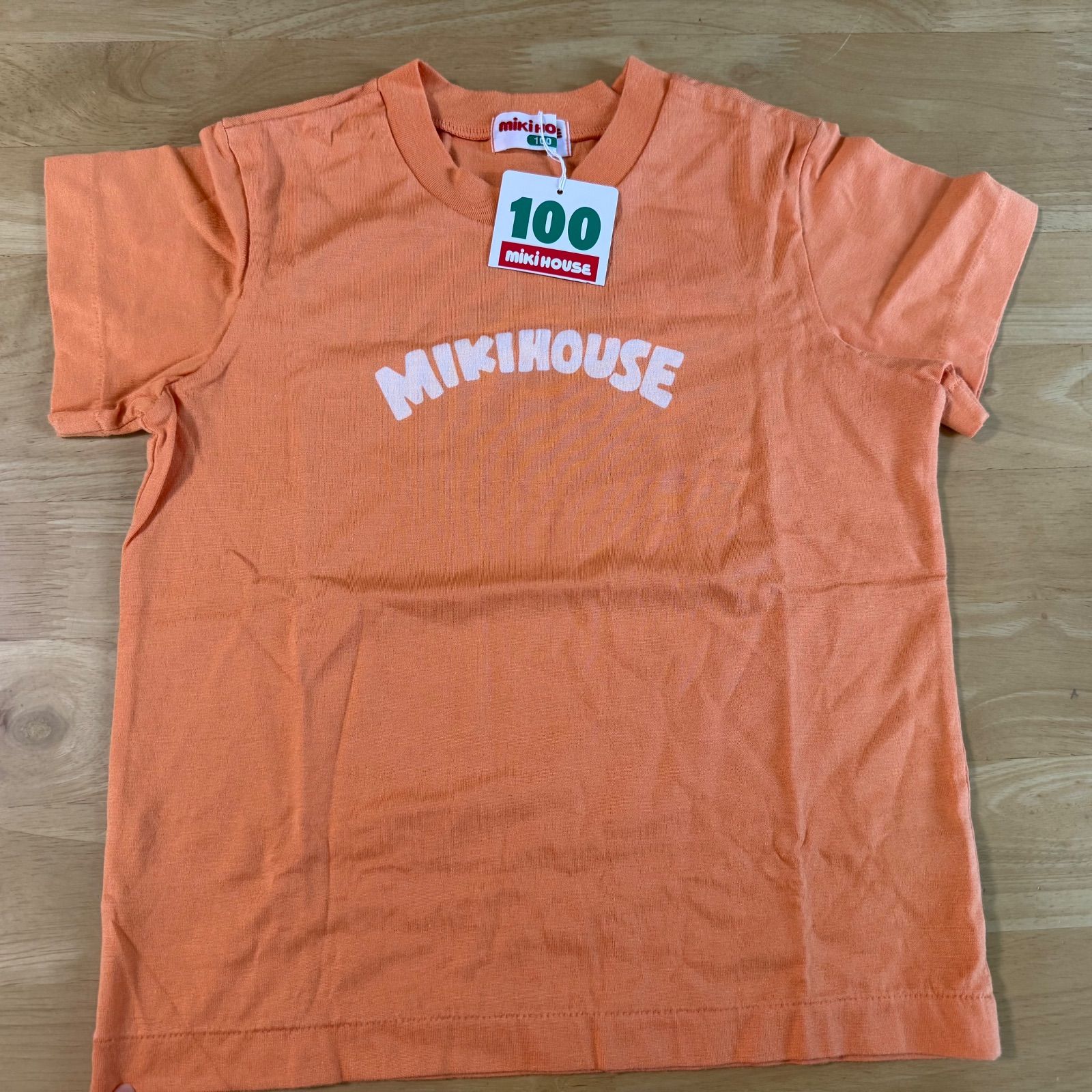 新品タグ付き◎ミキハウスレトロTシャツ◎サイズ100 - メルカリ