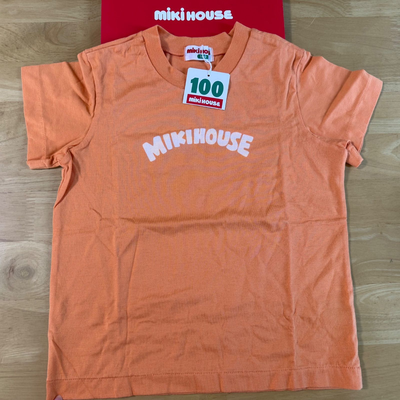 新品タグ付き◎ミキハウスレトロTシャツ◎サイズ100 - メルカリ