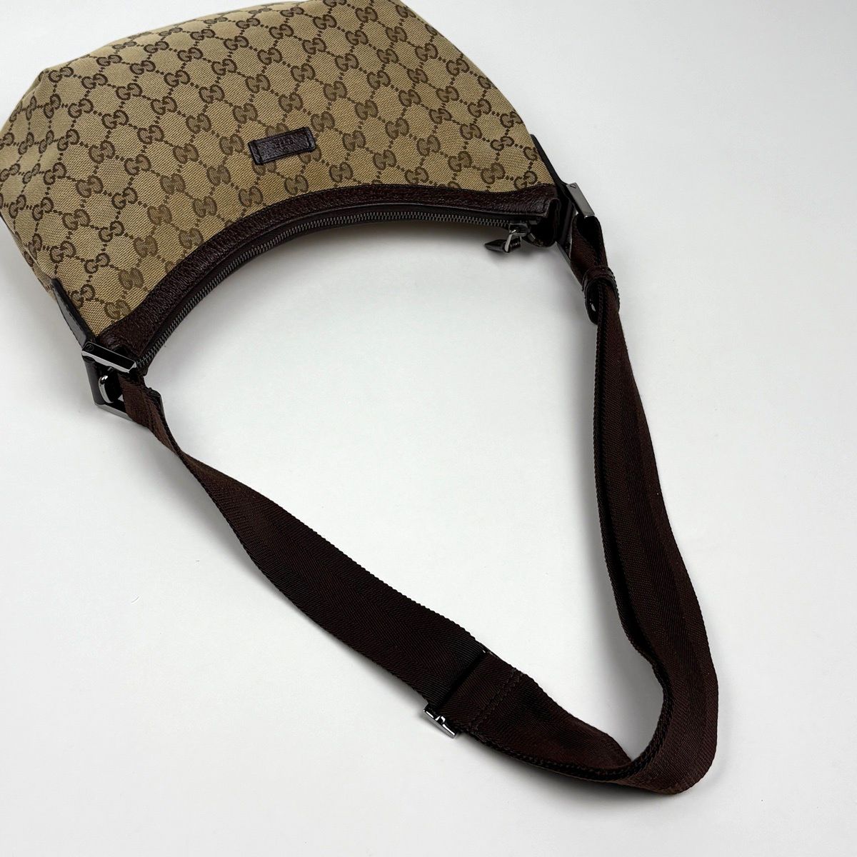 グッチ GUCCI GG柄 ショルダーバッグ GGキャンバス ベージュ ブラウン
