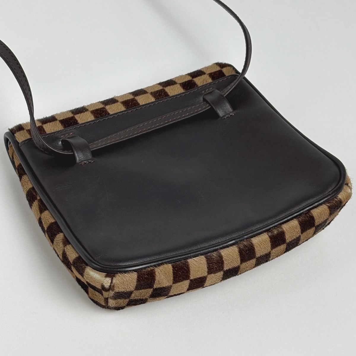 ルイ・ヴィトン Louis Vuitton ガゼル ハラコ ショルダーバッグ ダミエ