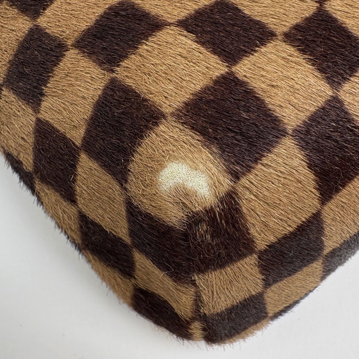 ルイ・ヴィトン Louis Vuitton ガゼル ハラコ ショルダーバッグ ダミエ