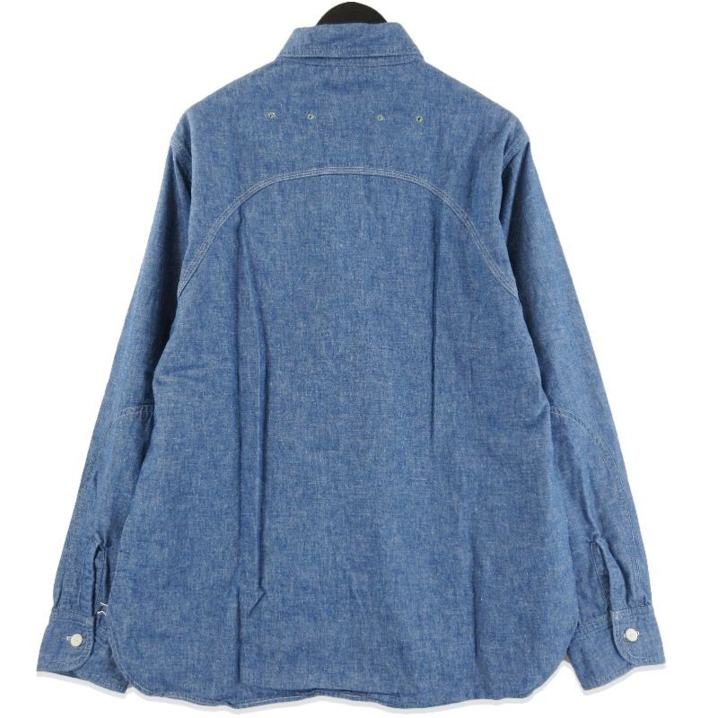 WAREHOUSE ウエアハウス ベンチレーション 長袖シャンブレーシャツ