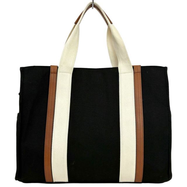 Chloe キャンバス×レザー マザーズバッグ C90411 ブラック トート