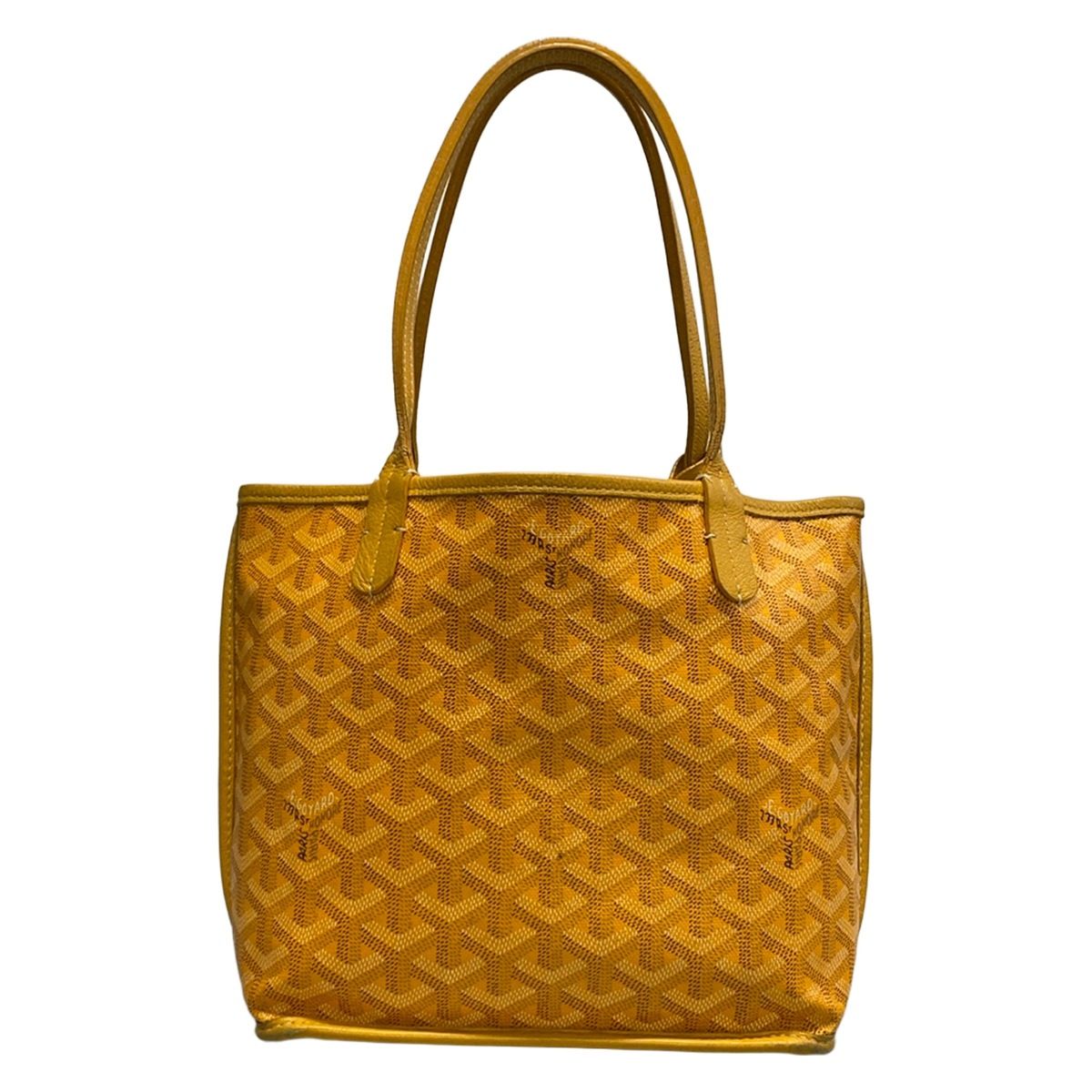 GOYARD(ゴヤール) トートバッグ アンジュミニ イエロー リバーシブル 