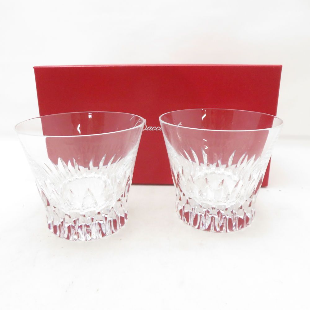 Baccarat バカラ ヴィータ 2019年 タンブラー 2点 口径9.5 高さ8.5 ペア ロックグラス オールドファッション SM5314C2