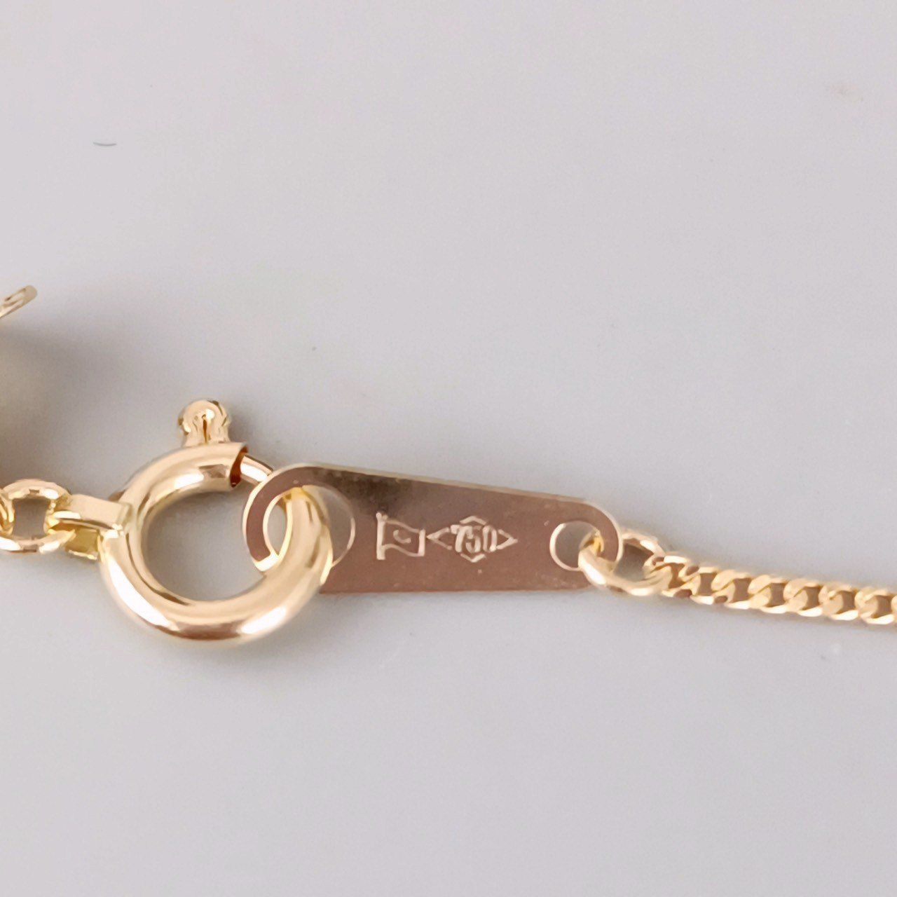 18金 K18 喜平 ネックレス 造幣局刻印 男女兼用 2.15g 50.5㎝ Z1210