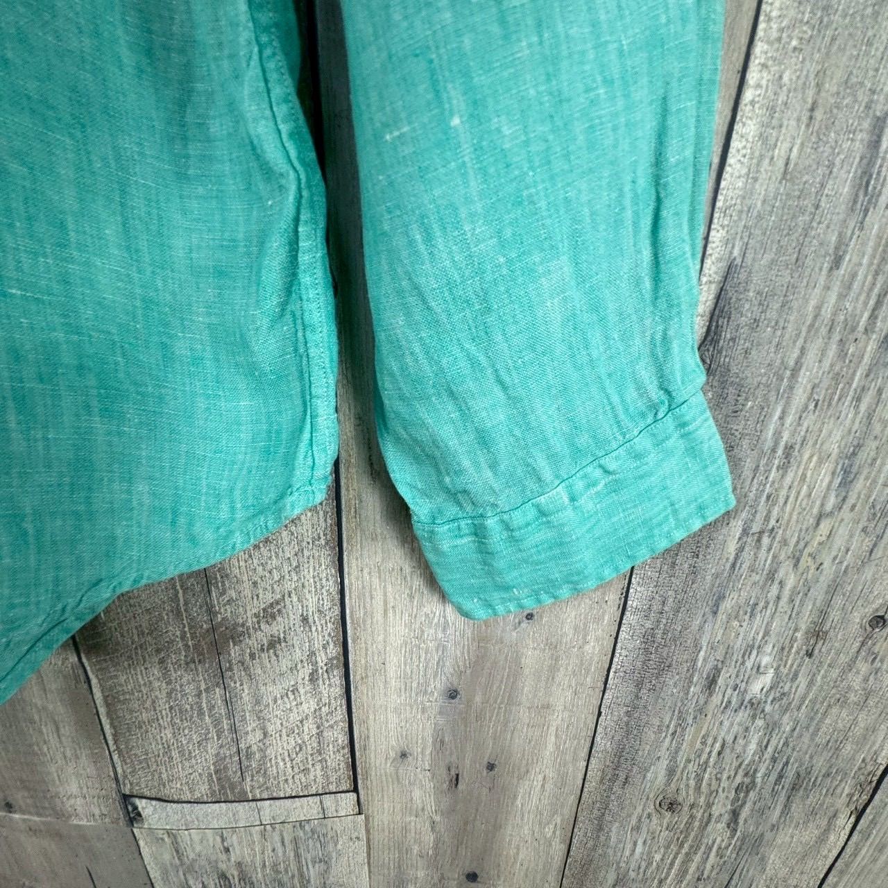 RALPH LAUREN ラルフローレン 麻 LINEN リネン 100% 長袖 BD ボタン