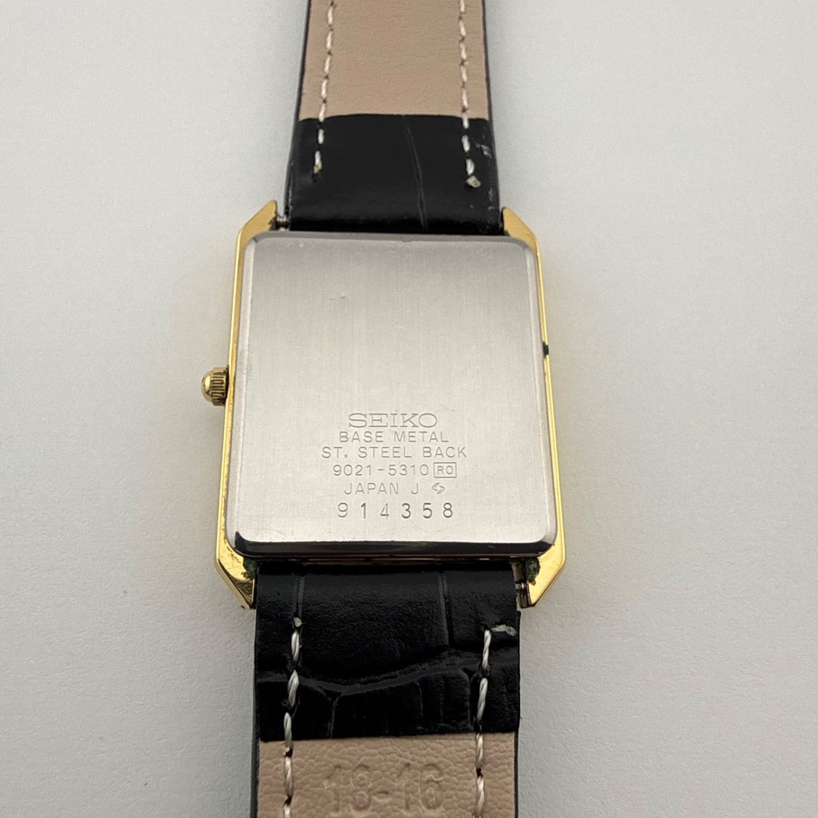 SEIKO 9021-5310 セイコー スクエア メンズ 腕時計 クォーツ 稼働品