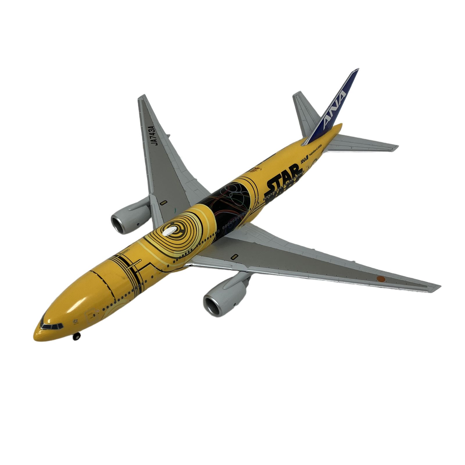 メーカー不明 ANA JA743A C-3PO ANA JET 1/200 777-200ER 全日空 飛行機 模型 ジャンク O11253924