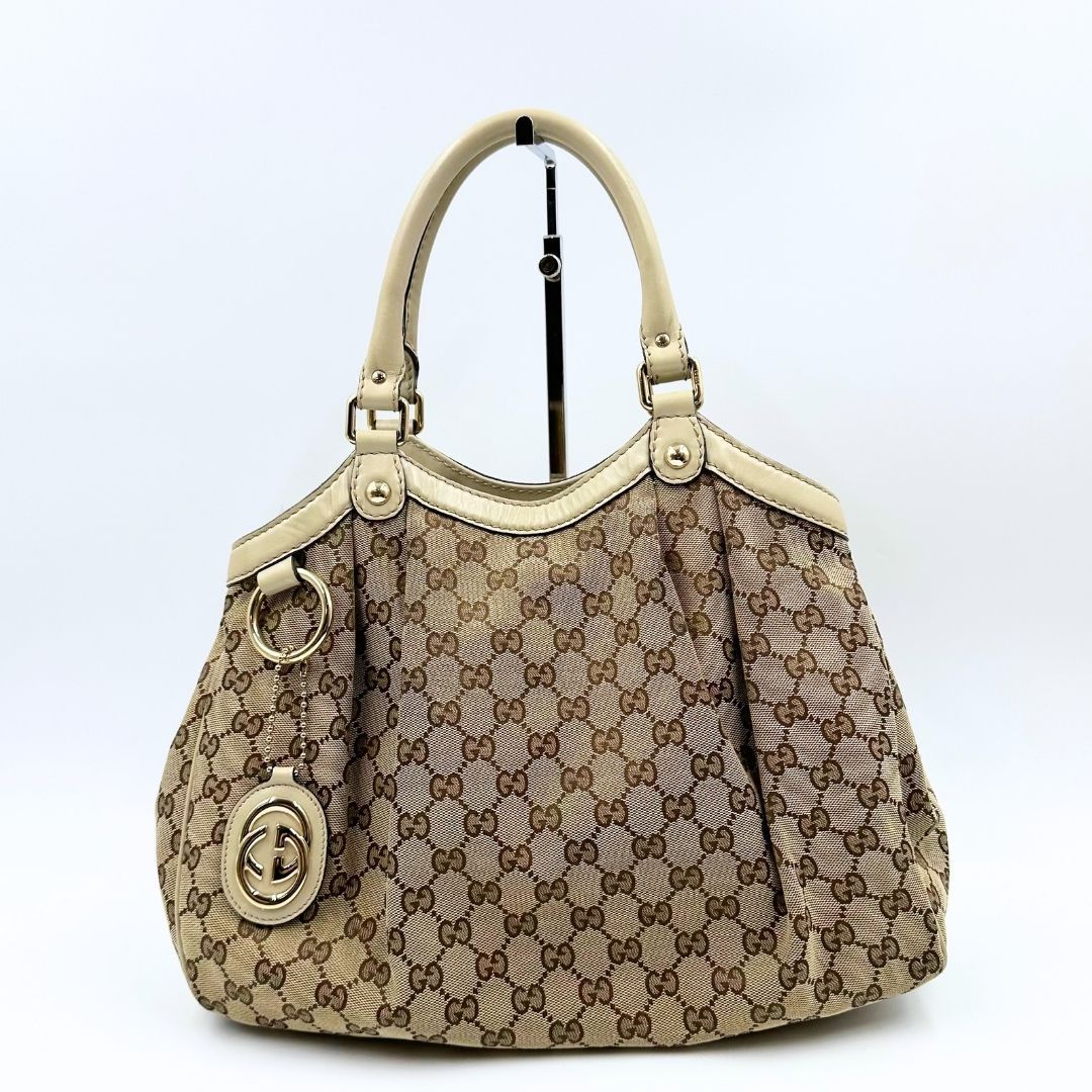 美品】Gucci スーキー GGキャンバス ハンドバッグ - メルカリ