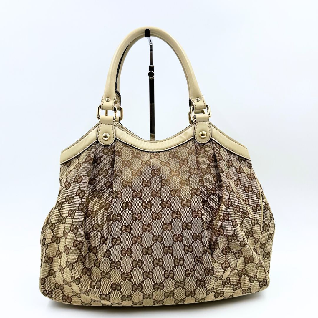 美品】Gucci スーキー GGキャンバス ハンドバッグ - メルカリ