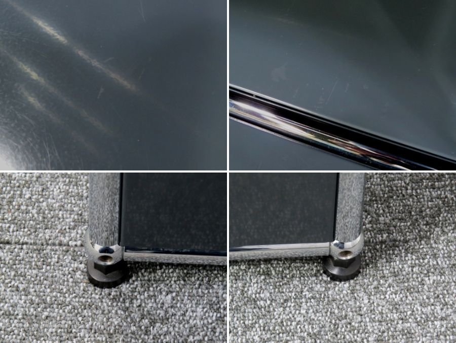 ハラーシステム USMモジュラーファニチャー 2列3段 ドロップダウン アントラサイト 中古オフィス家具 M0017
