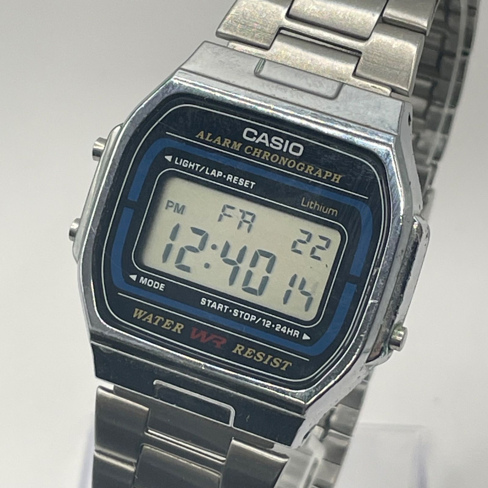 動作品】カシオ A164W (593) デジタルウォッチ メンズ 腕時計 純正