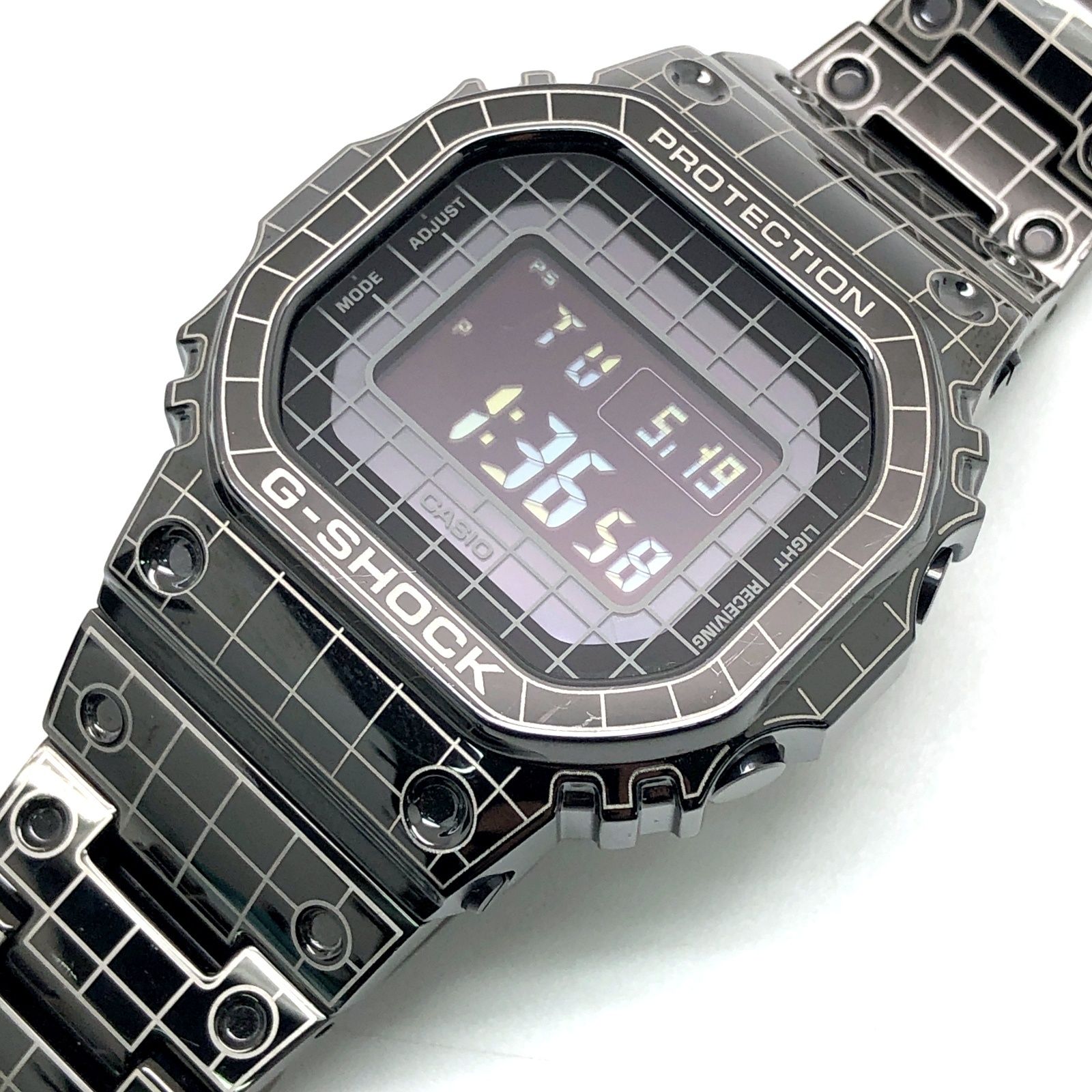 G-SHOCK 〈GMW-B5000CS-1JR〉カシオG-ショック フルメタルスクエアGrid 