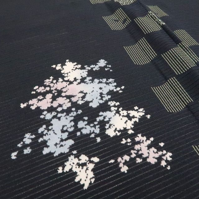 ❁tomihisa❁新品 絽 夏着物 正絹“手を伸ばせばそこに！創作小紋で