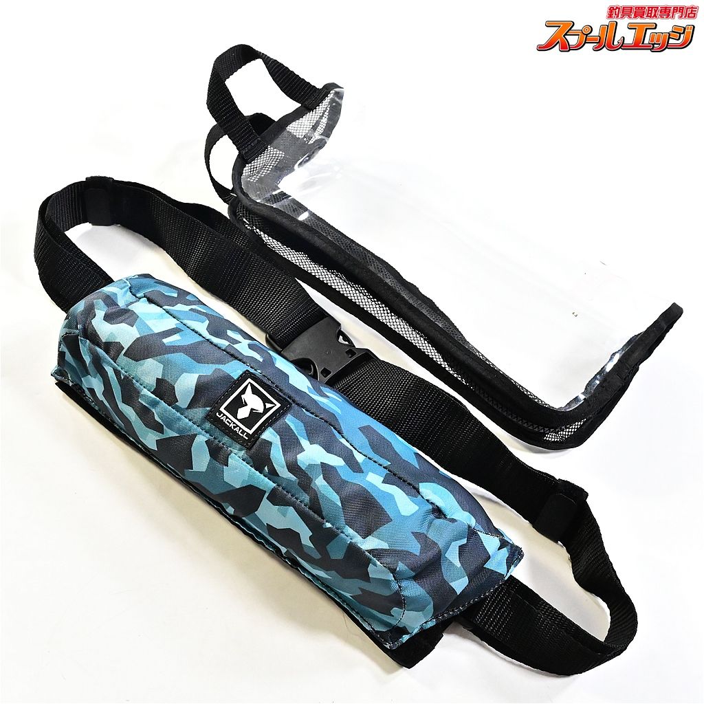 【ジャッカル】 自動膨張式ライフジャケット JK9320RS ブルーカモ 桜