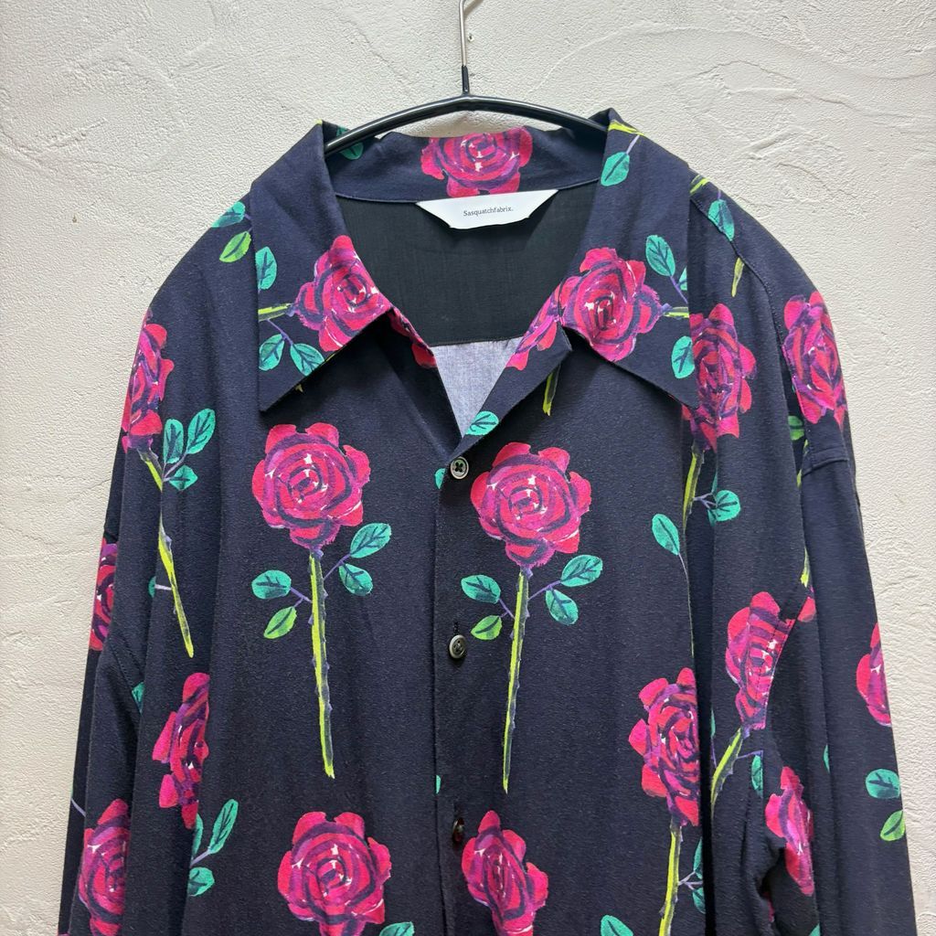 Sasquatchfabrix. サスクワッチファブリックス 22SS ROSE BIG OPEN Sasquatchfabrix. サスクワッチファブリックス 22SS ROSE BIG OPEN