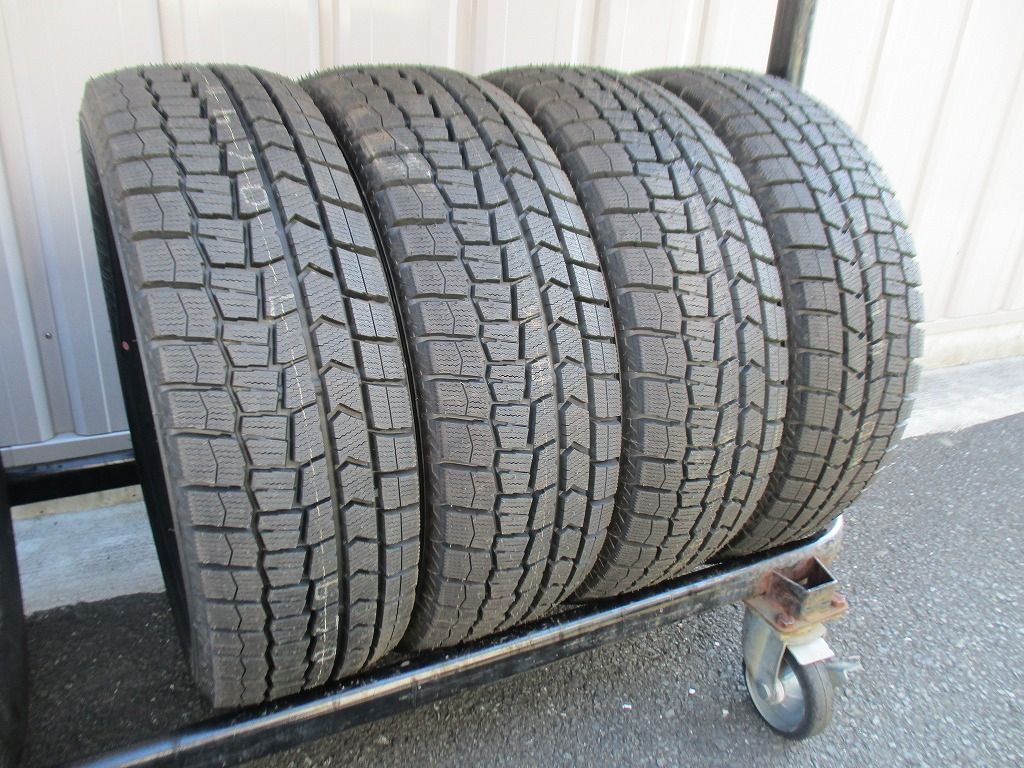 ★☆185/65R14 86Q ダンロップ WINTER MAXX WM02 スタッドレス 2021年製 4本 送料込 T68191129☆★インボイス領収書発行可能