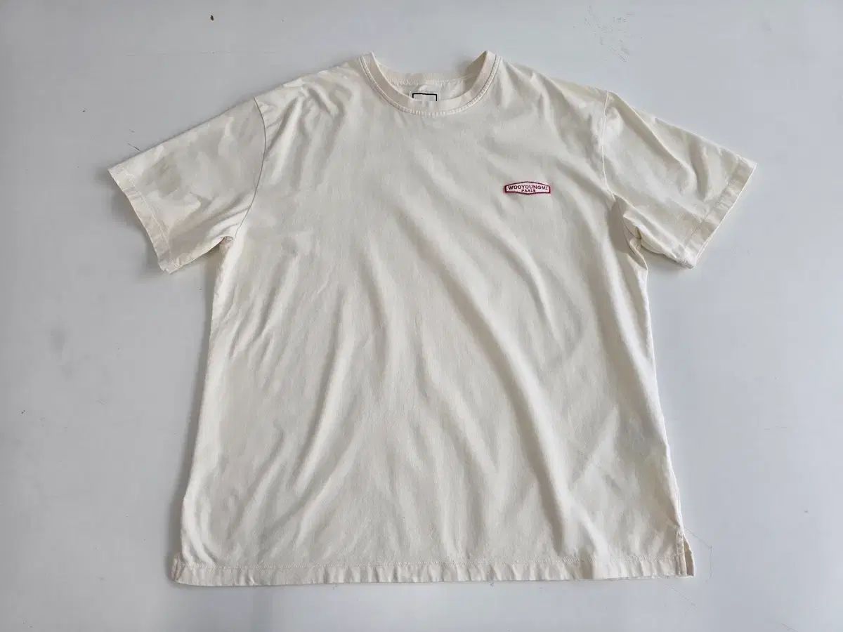 WOOYOUNGMI パリ バックロゴ 半袖Tシャツ アイボリー 48(L) - メルカリ