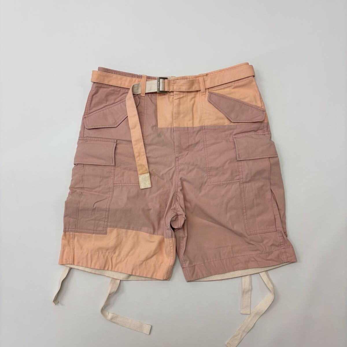21ss 2021 Sacai サカイ Cotton Nylon Oxford Shorts コットン