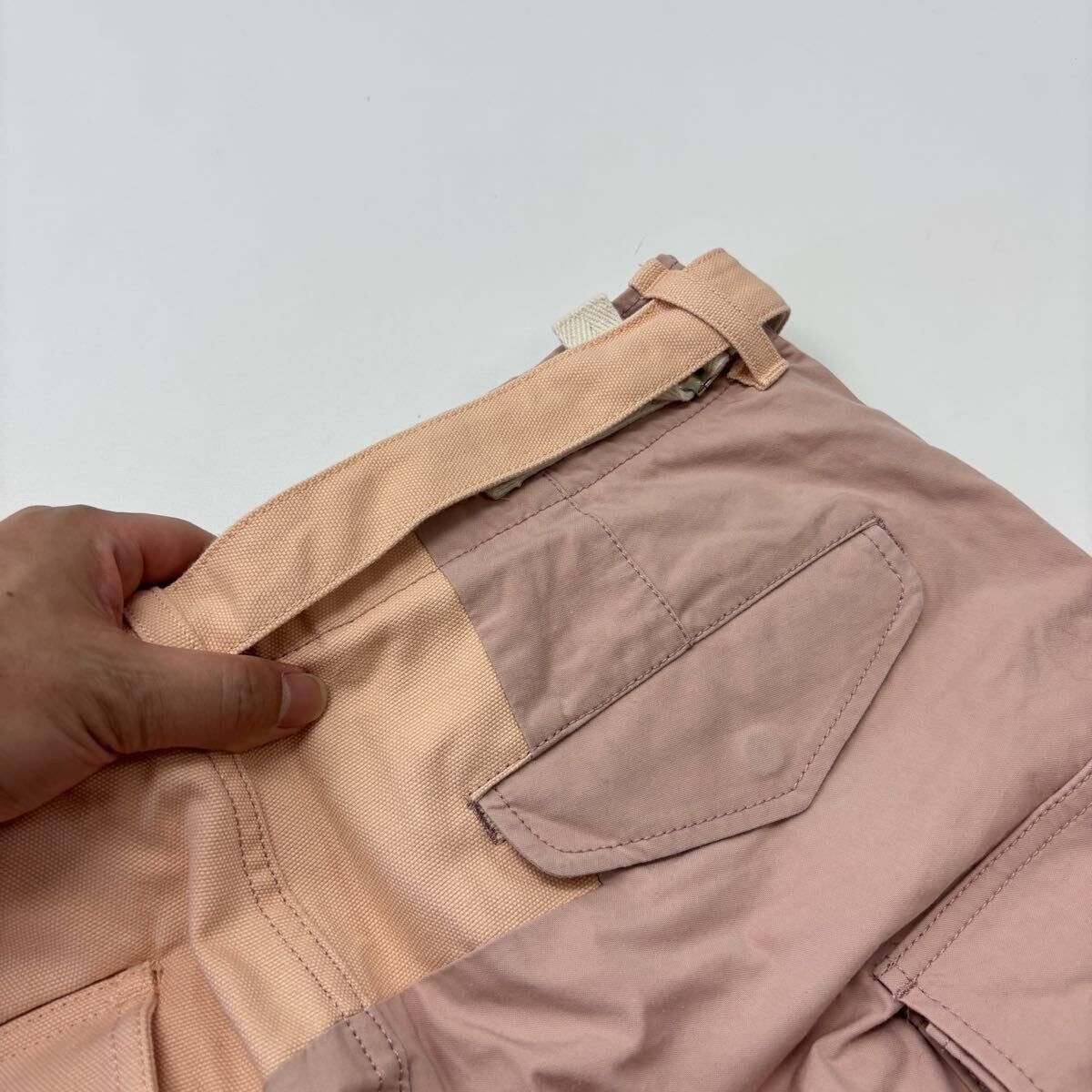 21ss 2021 Sacai サカイ Cotton Nylon Oxford Shorts コットン