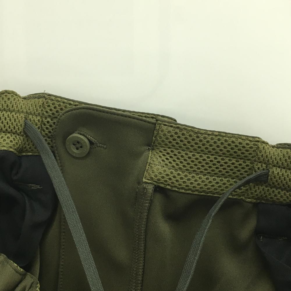 超美品】ブリーフィング パンツ カーキ サイド立体ロゴ ウエストゴム