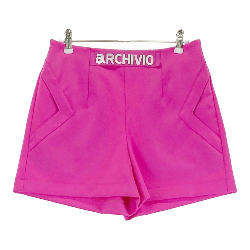 サイズ：40 ARCHIVIO アルチビオ ストレッチ ショートパンツ ピンク系