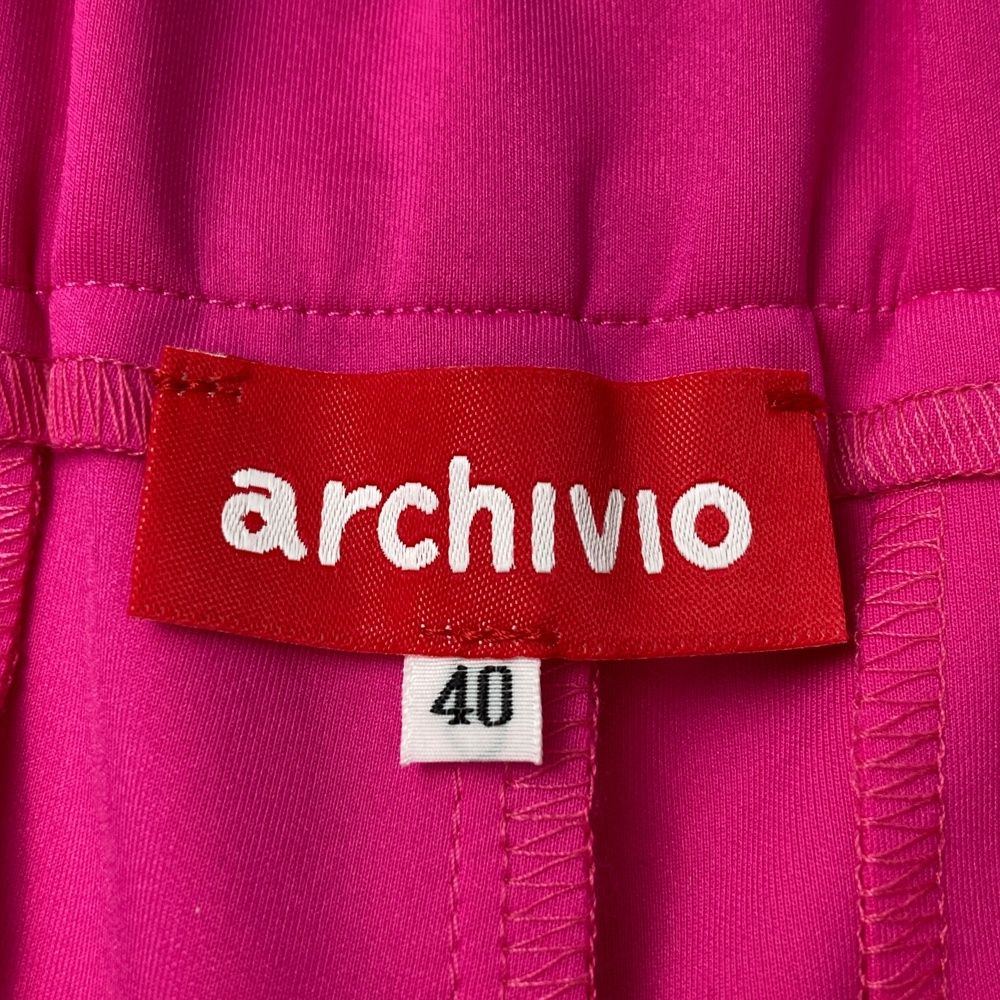 サイズ：40 ARCHIVIO アルチビオ ストレッチ ショートパンツ ピンク系