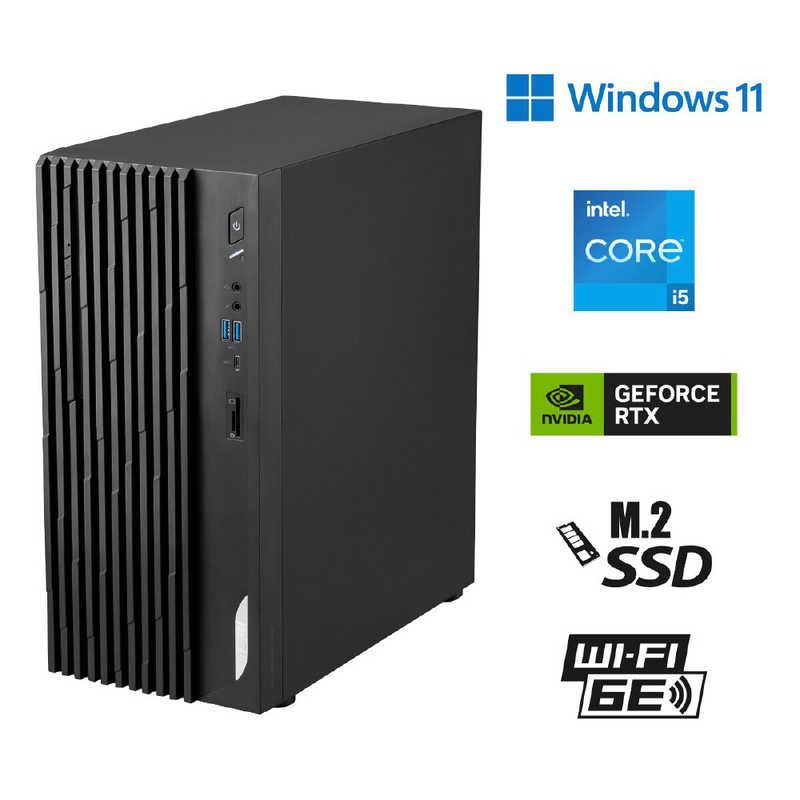 【新品未使用】【未開梱】MSI デスクトップパソコン [ モニター無し / Win11 Home / Core i5 / メモリ16GB / SSD512GB ] PRO DP180 14ATA-1439JP