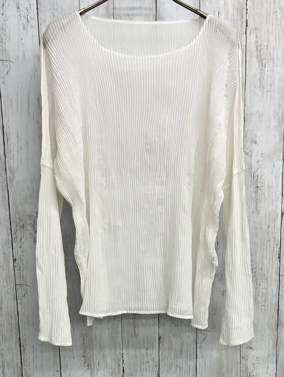 ISSEY MIYAKE 長袖カットソー イッセイミヤケ プリーツカットソー