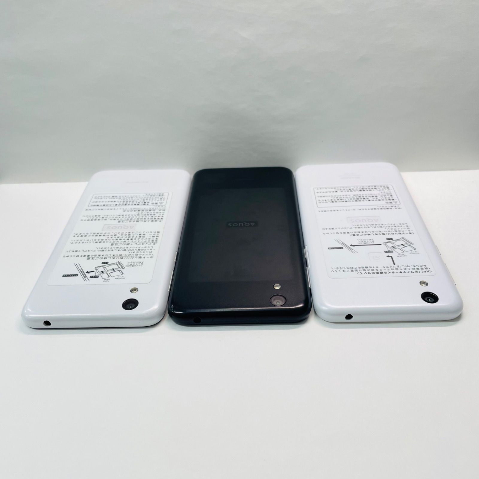AQUOS sense basic 702SH sense lite SH-M05 SIMフリー 3台セット SH15