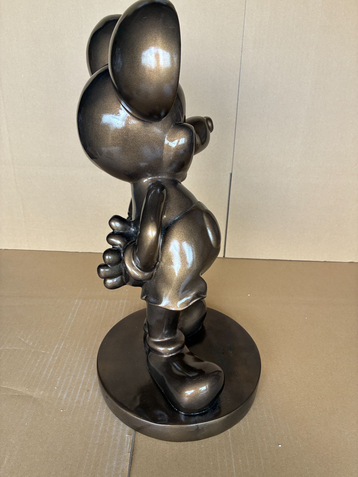 【希少品】アニバーサリーミッキー極大ブロンズ像 1000体限定品【新品 未使用】 アニバーサリー ミッキー極大ブロンズ像 - サンワイ商事