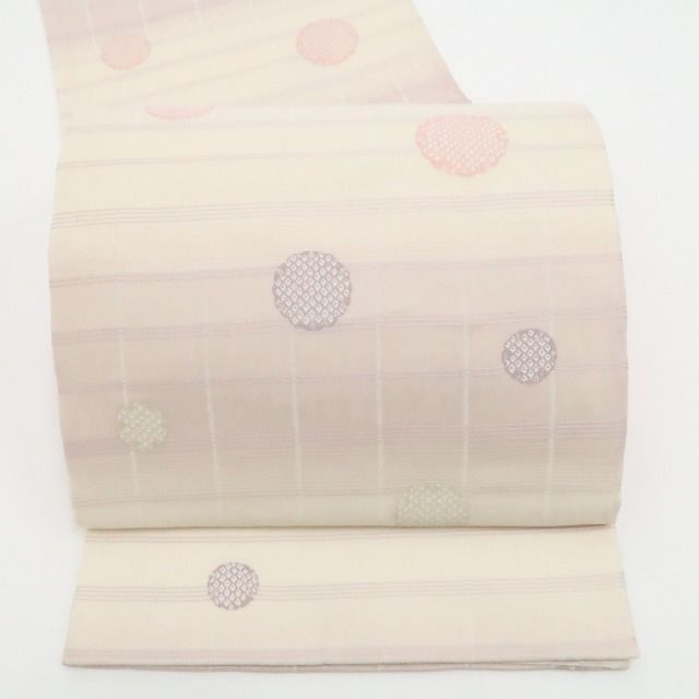 ❁tomihisa❁新品 紗 ますいわ屋謹製 雪輪 夏着物 正絹“やさしく涼を 