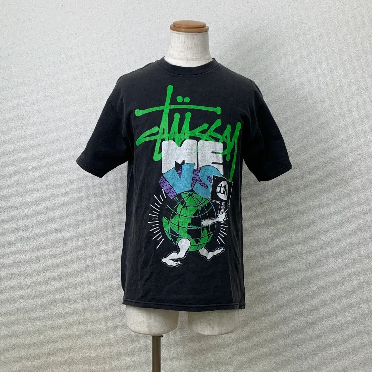 ストゥーシー 半袖 STUSSY ステューシー 半袖シャツ S ポリエステル