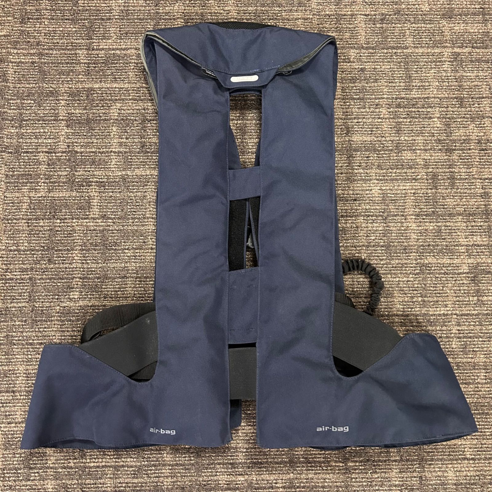 【新品】Hit-air ネイビー　乗馬　プロテクター 2XL-4XL　エアバッグ 乗馬 プロテクター hit-air 改良版エアバッグプロテクター Hモデル