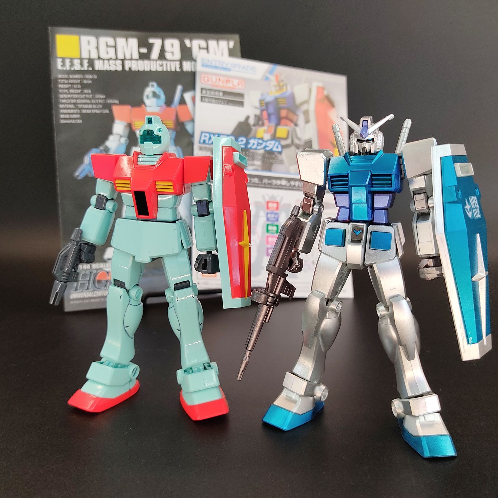 【まとめ売り】ガンプラ 組立塗装済み 【ジャンク品】 ガンプラ【未検品/ジャンク】 HGUC 1/144 ジム（ツヤコーティング