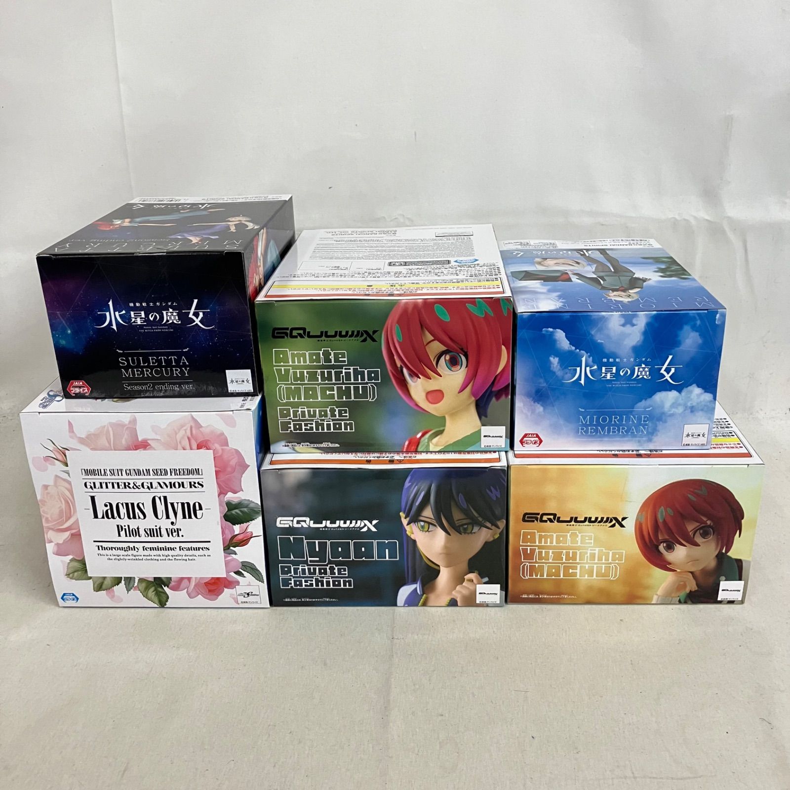 未開封 機動戦士ガンダム GLITTER&GLAMOURS 他 まとめ フィギュア 6個 