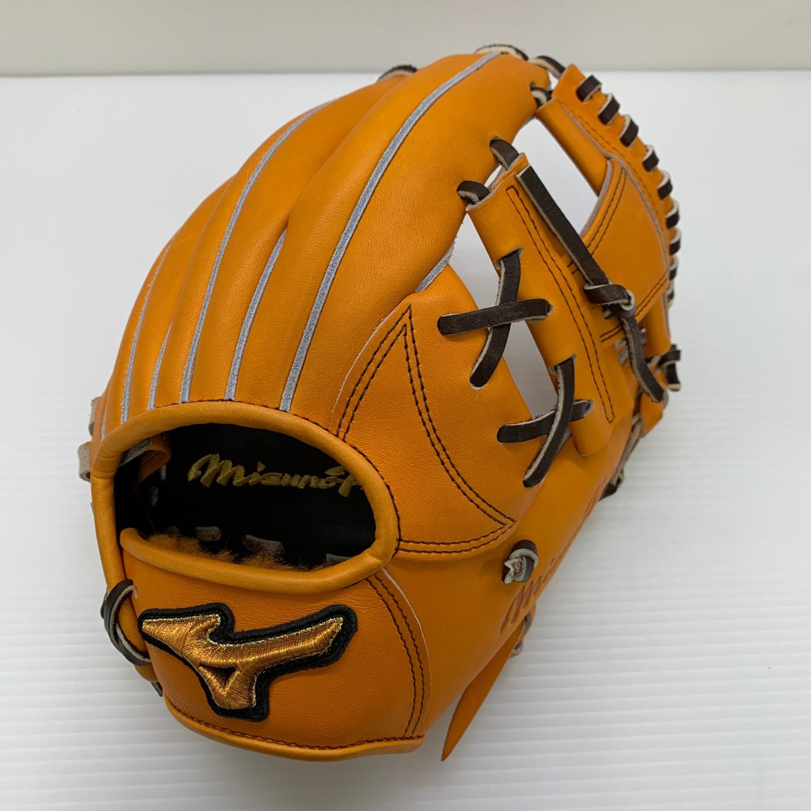 ミズノ MIZUNO ミズノプロ mizunopro 硬式 大人 一般 内野手用 グローブ グラブ 右投げ オーダー 中古品 野球 8683
