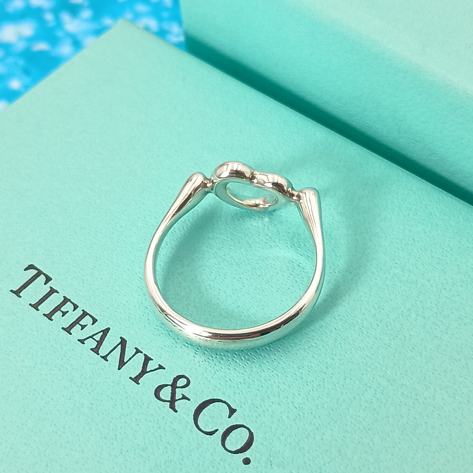 TIFFANY&Co. ティファニー 12号 オープンハート リング 指輪 TIFFANY&Co. ティファニー 12号 オープンハート リング 指輪